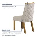Ver imagem 5 de Conjunto 2 Cadeiras Aurora Valdemoveis Cinamomo/veludo Palha