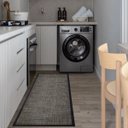 Ver imagem 7 de 2 Tapete Passadeira Cozinha Antiderrapante Mod M9 45x120