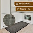 Ver imagem 5 de 2 Tapete Passadeira Cozinha Antiderrapante Mod M9 45x120
