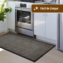 Ver imagem 3 de 2 Tapete Passadeira Cozinha Antiderrapante Mod M9 45x120
