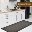 Ver imagem 6 de 2 Tapete Passadeira Cozinha Antiderrapante Mod M9 45x120