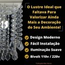 Ver imagem 3 de Lustre para Banheiro Decorar Sacada Design Moderno Luminária Sala de Estar 19x30cm