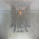 Ver mais imagens de Lustre para Banheiro Decorar Sacada Design Moderno Luminária Sala de Estar 19x30cm