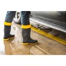 Bota Pvc 35/36 Azul/amarela Cano Médio Polaina sem Forro Vonder - 7