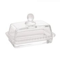Manteigueira Pearl de Cristal C/ Tampa 17x10,5x10cm Rojemac - 1