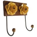 Ver imagem 1 de Gancho de Ferro Decorativo para Pendurador de Bolsa e Roupa para Quarto Libertas Rosas Artesanato Ca