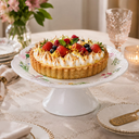 Ver imagem 4 de Prato Porta Bolo - Torta com Pé Estampa Primavera