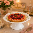 Ver imagem 2 de Prato Porta Bolo - Torta com Pé Estampa Primavera