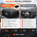 Ver imagem 5 de Bagageiro de Teto Maleiro Impermeável Rack Dobrável para Carro Porta Bagagens 415L - Staremcasa