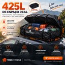 Ver imagem 7 de Bagageiro de Teto Maleiro Impermeável Rack Dobrável para Carro Porta Bagagens 415L - Staremcasa