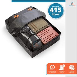 Bagageiro de Teto Maleiro Impermeável Rack Dobrável para Carro Porta Bagagens 415L - StaremCasa - 8