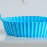 Forma de Silicone Air Fryer 20cm Azul - 5