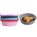 Ver imagem 7 de Forma de Silicone Air Fryer 20cm Azul