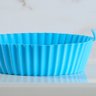 Forma de Silicone Air Fryer 20cm Azul - 6