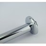 Braço Suporte Redondo De Parede Metal 30 Cm Para Ducha - 3