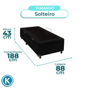 Ver imagem 4 de Cama Box Baú Solteiro Preto Nature 88x188