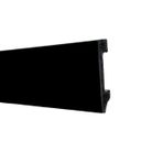 Ver imagem 1 de Rodape Poliestireno 7cm Liso Preto Passa Fio - 2,4 Metros