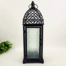 Lanterna Marroquina Preta Decorativa 41x12cm Envelhecida - 3
