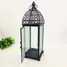 Lanterna Marroquina Preta Decorativa 41x12cm Envelhecida - 6