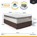 Ver imagem 5 de Cama Box Baú com Colchão de Molas Ensacadas Pillow Top Supreme Lux Casal 138cm