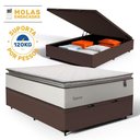 Ver imagem 4 de Cama Box Baú com Colchão de Molas Ensacadas Pillow Top Supreme Lux Casal 138cm