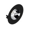 Spot de Embutir Redondo 360º Face Plana Ar111 Gu10 Preto - 1