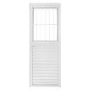 Ver imagem 1 de Porta de Alumínio Branco de Entrada Social Cmc Modular - Lado Direito - 2.10 (a) X 0.90 (l)