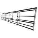 Ver imagem 1 de Mini Porta Pallet 200 Kg por Nivel Inicial +4 Continuação com 4 Niveis Preto com sem Mdf