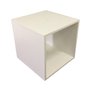 Cubo em MDF com Rodízios Cristal 40X40X40 Sem Prateleira - 2