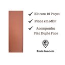 Ver imagem 3 de Cabeceira Estofada Suede Cama King 10 Placas Suede 20x60cm:terracota