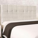 Ver imagem 1 de Cabeceira Casal King Jbe Opala 195cm Bege Cama Box 193cm