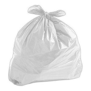 200 Sacos para Lixo de 100L Branco Leitoso 75x95x0,10 (2Pct):Branco