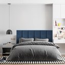 Ver imagem 1 de Cabeceira Painel Estofada para Cama Casal 1,40