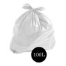 Saco de Lixo Comum Leitoso 100Lts Pct com 100 Un:Branco - 1