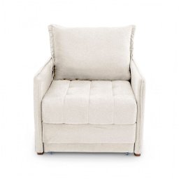 Poltrona Cama Reclinável Retrátil Viena Boucle Bege - Loja Sheep - 4