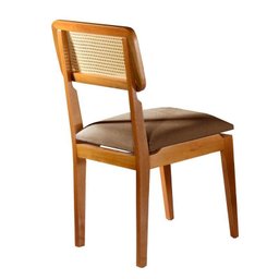 Sala de Jantar Tampo Orgânico com 5 Cadeiras Maciça Marrom Encosto Palinha 2,20x1,20m - Premium - Sa - 3 Sala de Jantar Tampo Orgânico com 5 Cadeiras Maciça Marrom Encosto Palinha 2,20x1,20m - Premium - Sa - 3