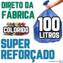 Ver imagem 6 de Saco De Lixo 100 Litros 100 Un Colorido Super Reforçado:Cinza