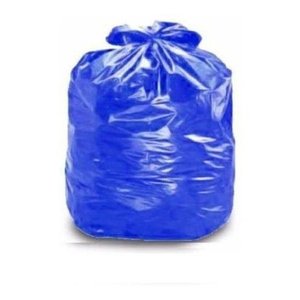 Saco Azul Para Lixo 100 Litros (100 Unds) Coleta Seletiva