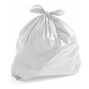 Saco De Lixo 60 Litros Branco Comum 100 Unid.