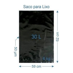 300 Sacos Para Lixo Reforçado 30 Litros - 2
