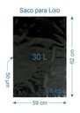 Ver imagem 2 de 300 Sacos Para Lixo Reforçado 30 Litros