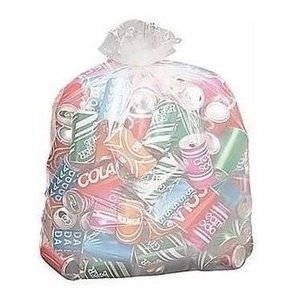 100 Sacos para Lixo de 100L Transparente 75x95x0,10