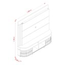 Ver imagem 5 de Estante com Rack para Sala de Tv Daytona até 65'