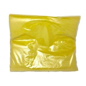 Saco De Lixo 60 Litros Colorido Amarelo Comum Com 100 Unid.