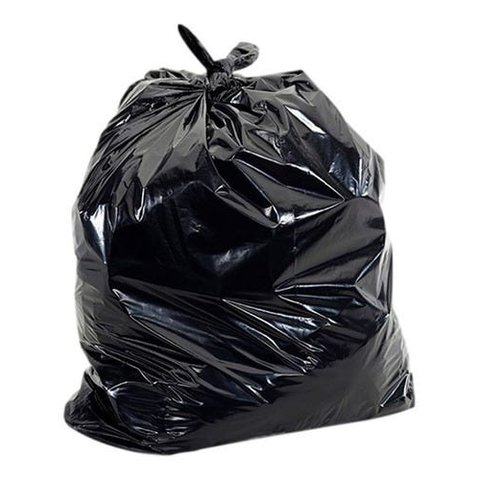 Saco De Lixo Super Reforçado 14 Micras 60l - 80 Unidades:Preto