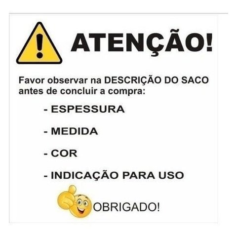 Saco De Lixo 100 Litros Super Reforçado 100 Unid Fabricante:Preto