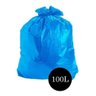 Saco de Lixo Comum Azul M4 100Lts Pct com 100 Un:Azul - 1