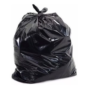 Saco De Lixo 50 Litros Super Reforçado 100 Unidade:Preto