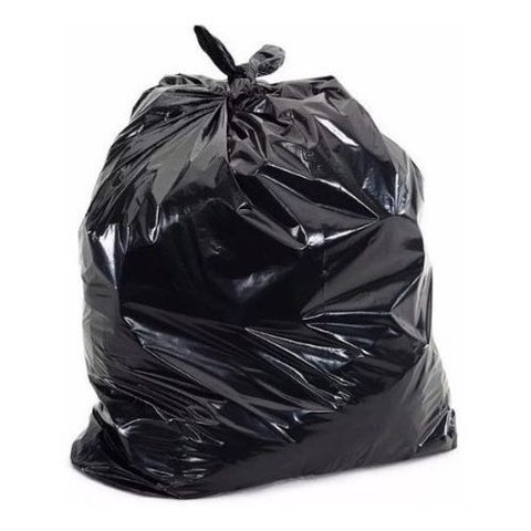 Saco De Lixo 50 Litros Super Reforçado 100 Unidade:Preto