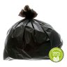 Saco De Lixo 250 Litros Preto Reforçado 100un Cera Fácil:Preto - 1